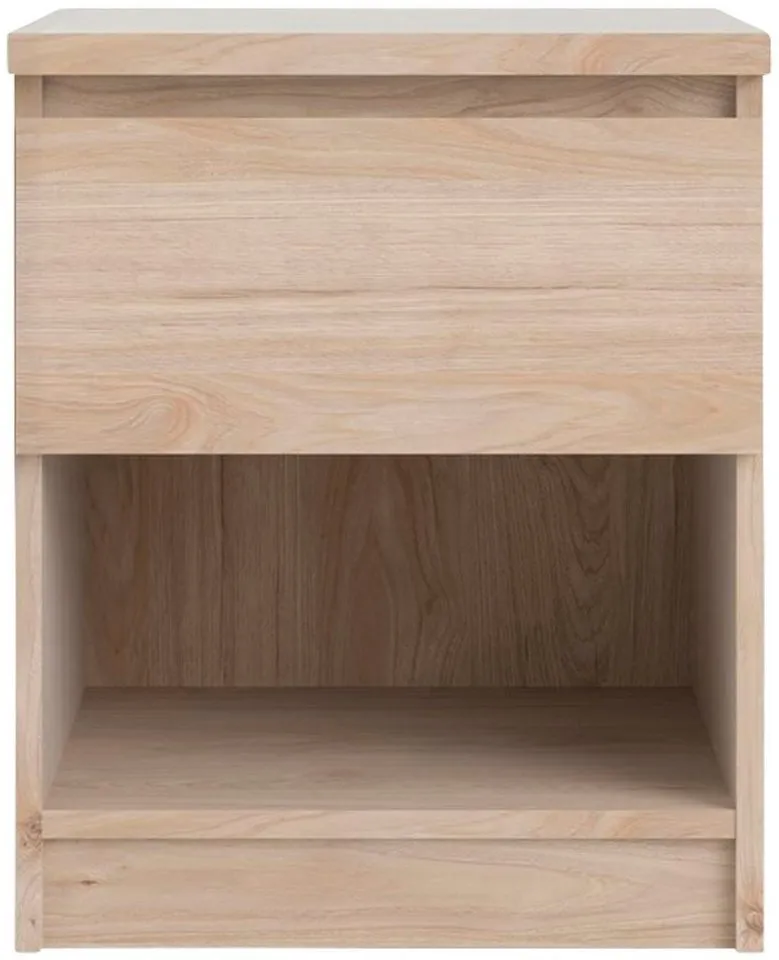 Home affaire Nachttisch Naia, Nachtkommode, Nachtschrank, Beistelltisch, mit 1 Schublade, Breite 40 cm, Höhe 50 cm, Braun, – Produktbild 8 von 8