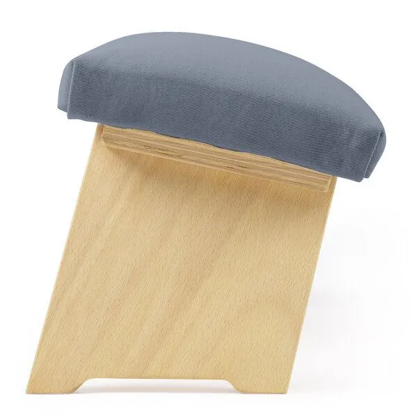 Lotuscrafts Lotuscrafts Meditationsbank Klappbar Dharma mit Gepolsterter Sitzfläche (Standard), Indigo dust, – Produktbild 3 von 3