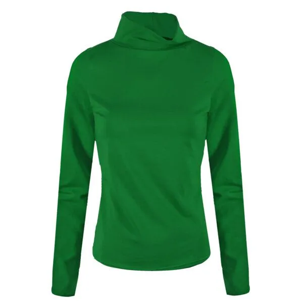 Frija Omina Frija Omina Bio-Rollkragen-Shirt Rolli, Grün, – Produktbild 1 von 2
