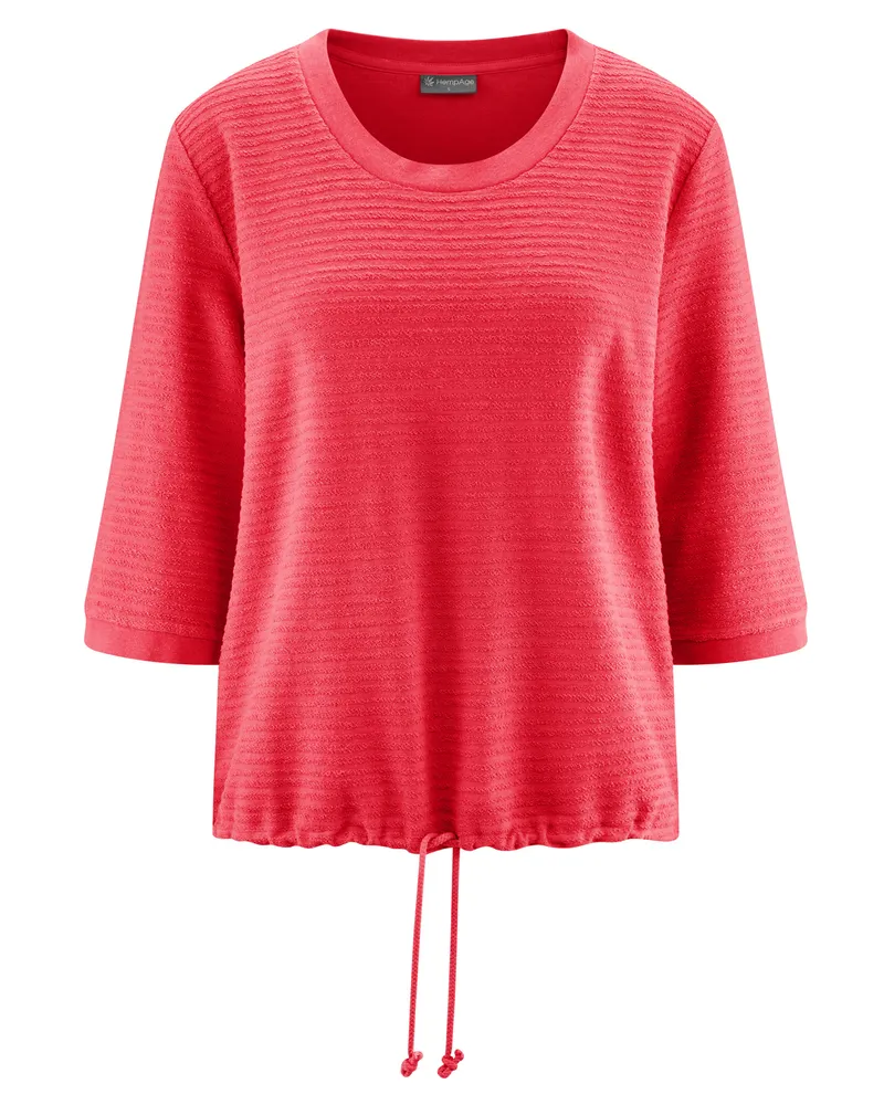 HempAge Hempage Damen vegan Lockeres Hemd In Der Farbe Magnolia, Rosa, – Produktbild 1 von 2