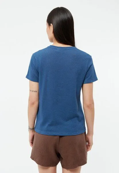 Givn Berlin Givn Berlin T-Shirt GBJULIA aus Baumwoll-Leinen Mix, Blazing blue (linen), – Produktbild 5 von 5