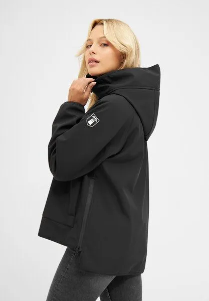 derbe derbe Softshelljacke „Peutby“, Schwarz, – Produktbild 4 von 4