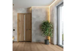 woodstore24 Wandfliese SPC-Vinyl, Betongrau, Matt, wasserfeste Wandverkleidung für Küche und Bad, Wandpaneel mit Click-Verbindung, 600 mm x 300 mm x 3,7 mm, (2,16 m² / Paket) – Produktbild 1 von 1