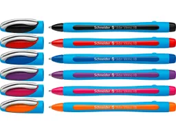 Schneider Schneider 6er Set Kugelschreiber "Slider Memo", farbig sortiert – Produktbild 1 von 1