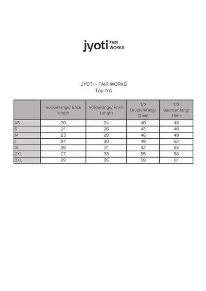 Jyoti - Fair Works Jyoti - Fair Works Bio-Baumwoll Croptop Iyani, Basilikum, – Produktbild 1 von 3