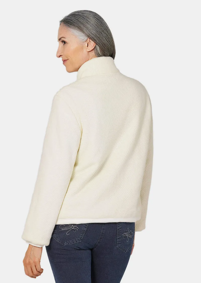 Goldner Wendejacke mit Stehkragen - cremeweiß - Gr. 52 von Goldner Fashion, Weiss, – Produktbild 3 von 3