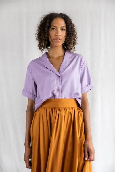 Jyoti - Fair Works Jyoti - Fair Works Modal Bluse Avaani, Flieder, – Produktbild 2 von 4