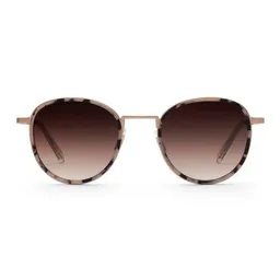TAKE A SHOT TAKE A SHOT Runde Sonnenbrille aus Edelstahl mit ECO Acetate - Ada Kollektion – Produktbild 1 von 1