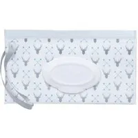 NoWaste Wrapping NoWaste Wrapping NoWaste Silikonbox für Feuchttücher 22,5 x 14cm, Hirsch (weiß), – Produktbild 1 von 1