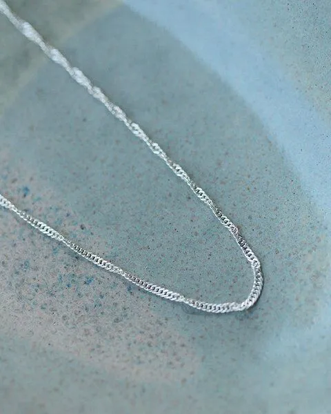 pikfine pikfine Kette "Ruby", Silber, – Produktbild 1 von 3