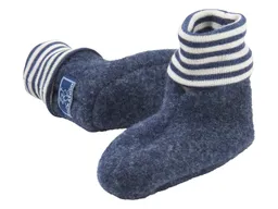 Pickapooh Pickapooh Babyschuhe Krabbelschuhe Bio-Schurwoll-Fleece marine Gr.2 (3-6 Monate) – Produktbild 1 von 1