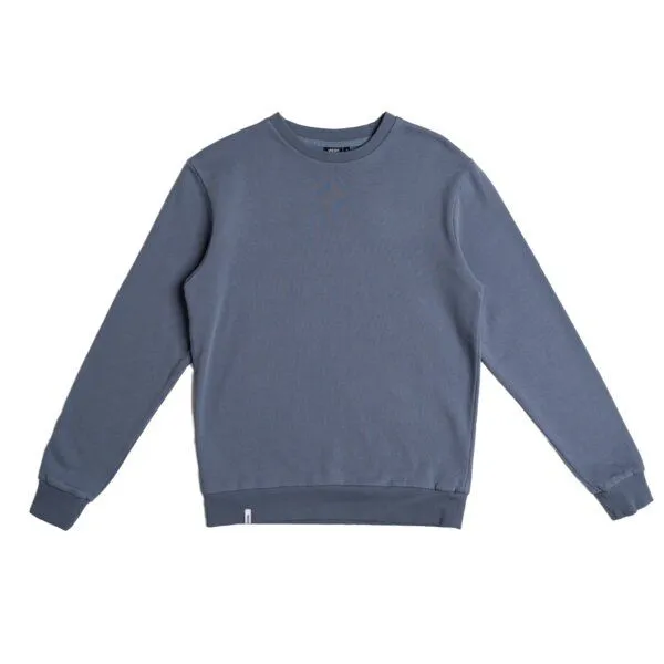 Vresh Clothing Vresh Clothing Vritz - Sweater aus Biobaumwolle, Rauchblau, – Produktbild 4 von 4