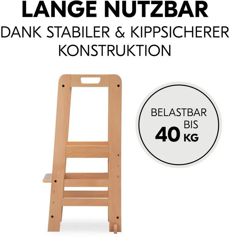 Hauck Hauck Stehhilfe Lernturm Learn N Explore, Braun, – Produktbild 5 von 5