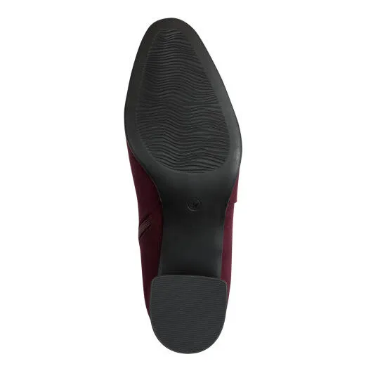 Marco Tozzi Marco Tozzi Ankleboots 100% vegan, Rot, – Produktbild 8 von 8