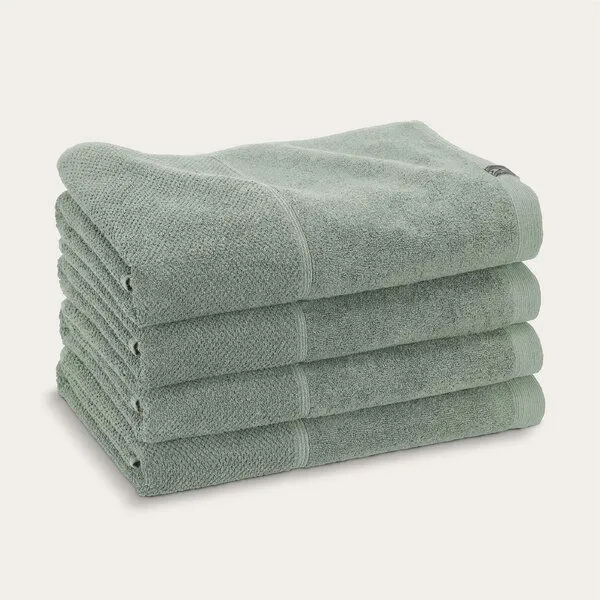 Kushel Towels Kushel Towels The Hand & Hair Set - Handtuchset aus Biobaumwolle und Holzfaser, Soft sage, – Produktbild 1 von 4