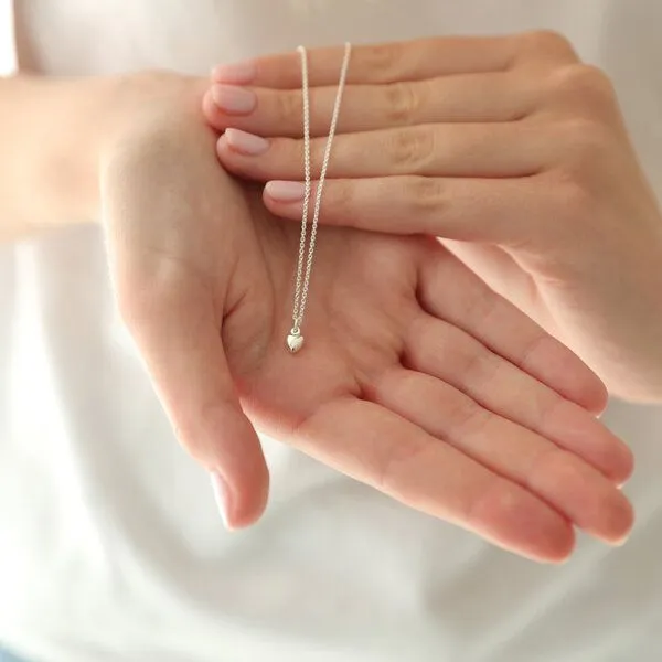 BELLYBIRD Jewellery BELLYBIRD Jewellery Halskette - kleines Herz, Anhänger/ Silber/ Silber emailliert, Silber, – Produktbild 2 von 4