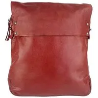 manbefair manbefair Damen Rucksack Miss Lola aus Leder und Bio-Baumwolle, Rot, – Produktbild 1 von 1