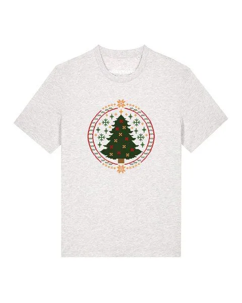 watapparel watapparel T-Shirt Unisex Weihnachtszeit, Cool heather grey, – Produktbild 1 von 2