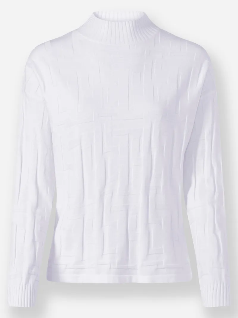 heine Jacquardpullover ecru, Ecru, – Produktbild 2 von 2