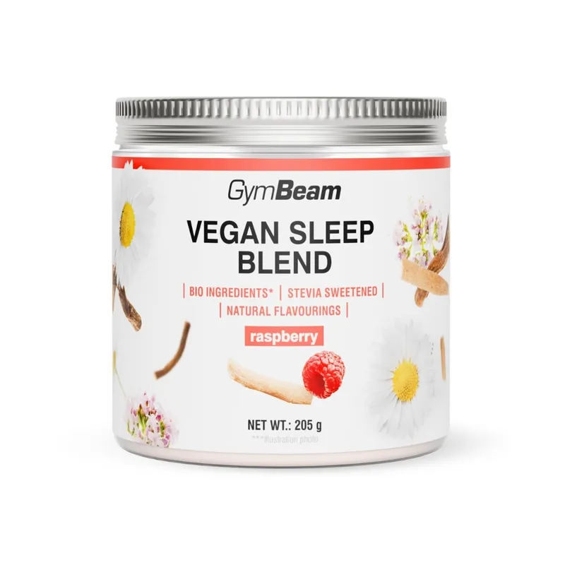 GymBeam GymBeam Vegan Sleep Blend 205 g Himbeere – Produktbild 1 von 1