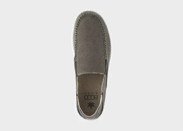 8000Kicks 8000Kicks SunSlide Hanf-Slipper in Dunkelgrün – Produktbild 3 von 4