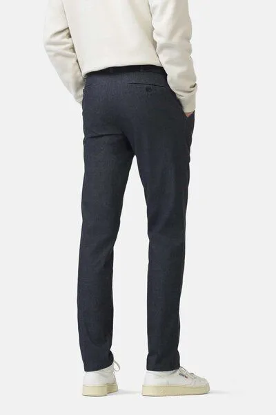 Meyer MEYER ACTIVE - JERSEY LOOK Chino, Blau (blau), – Produktbild 3 von 4