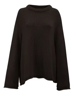 JAN N JUNE JAN 'N JUNE Damen vegan Pullover Sona Schokolade – Produktbild 1 von 1