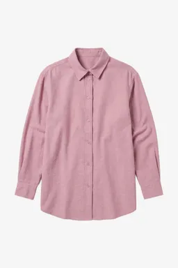 KnowledgeCotton Apparel KnowledgeCotton Apparel Damen vegan Hemd Vega Relaxed Flanell Orchid Haze – Produktbild 1 von 1