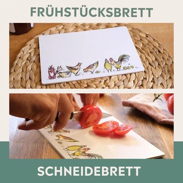 LIGARTI LIGARTI Holzbrettchen - Fuchs im Hühnerpelz – Produktbild 4 von 4