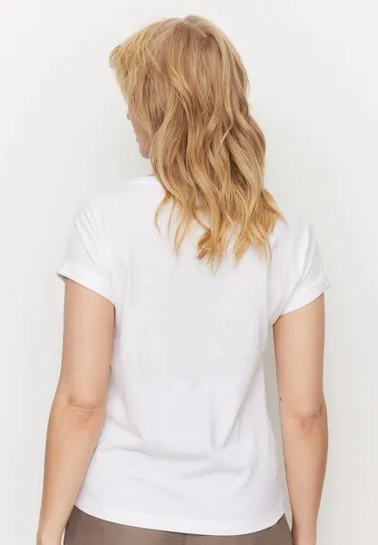 recolution Damen T-Shirt aus Bio-Baumwolle - CAYENNE MOIN - recolution, White (weiß), – Produktbild 2 von 4