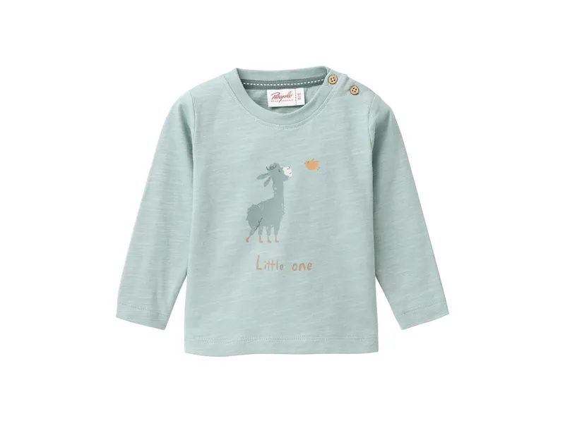 People Wear Organic People Wear Organic Langarm-Shirt mint 74/80, Grün, – Produktbild 1 von 2