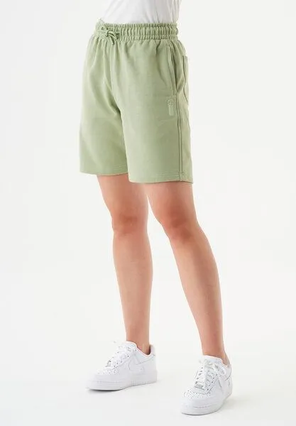 ORGANICATION ORGANICATION Damen ESSENTIALS-SHEYMA- Shorts aus Bio-Baumwolle, Sage green, – Produktbild 3 von 3