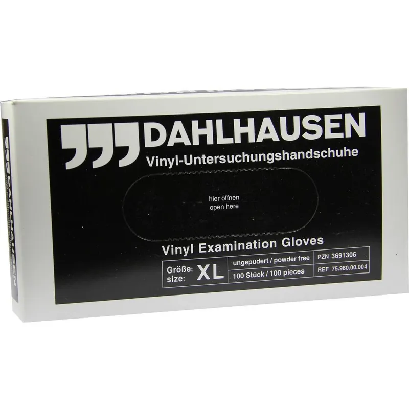 P. J. Dahlhausen VINYL Handschuhe ungepudert Gr.XL 100 St Handschuhe – Produktbild 1 von 1
