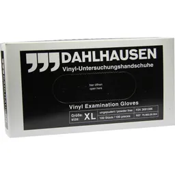 P. J. Dahlhausen VINYL Handschuhe ungepudert Gr.XL 100 St Handschuhe – Produktbild 1 von 1