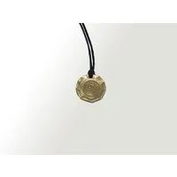 Curió Dobrão Curió Dobrão Curió Messing Halsband Ø25 verschiedene Designs (Necklace), Schwarz, – Produktbild 2 von 7