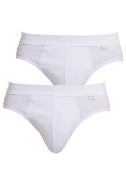 Haasis Bodywear Haasis Bodywear Herren Slip, ohne Eingriff, Weichgummibund, 2er Pack, GOTS zertifiziert – Produktbild 1 von 1