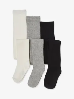 Vertbaudet 3er-Pack Mädchen Strumpfhosen BASIC – Produktbild 1 von 1