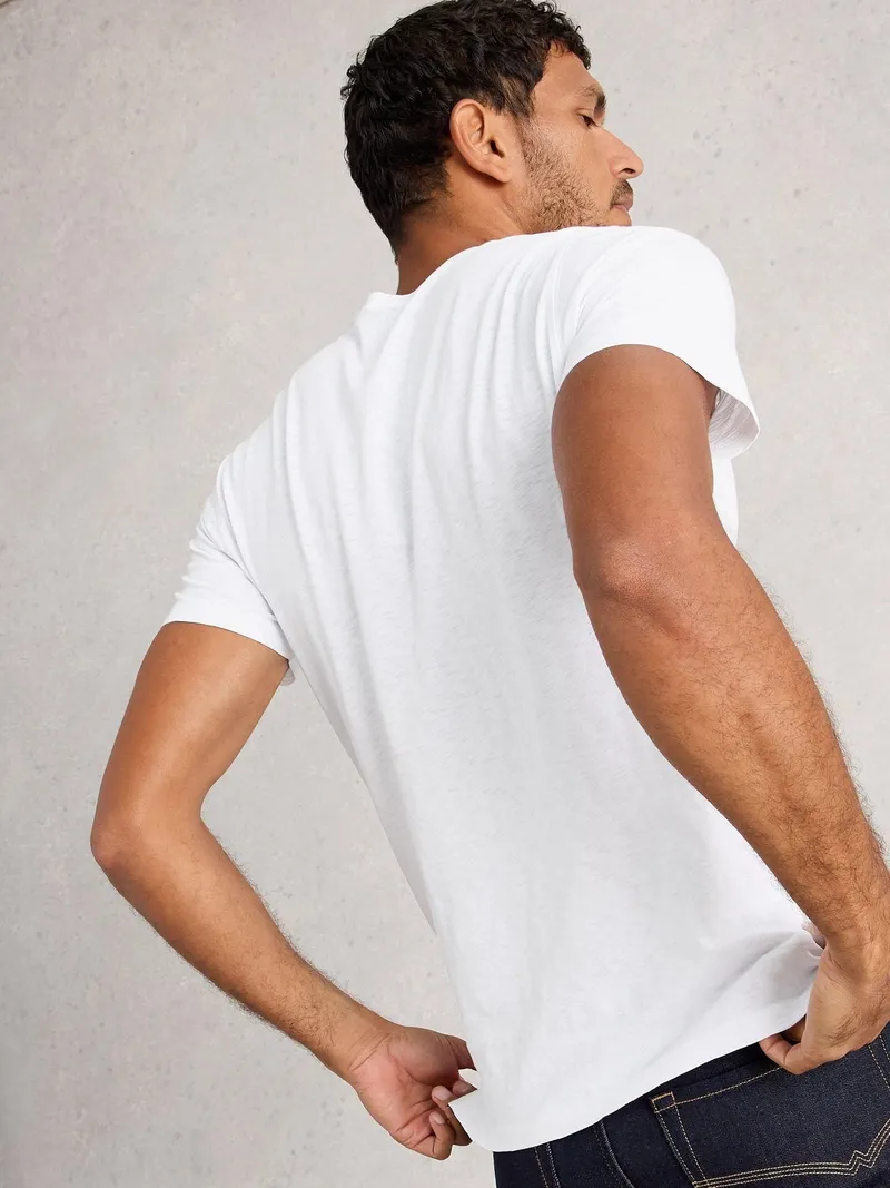 White Stuff T-Shirt Abersoch - XXL/R, Reines weiß, – Produktbild 4 von 4