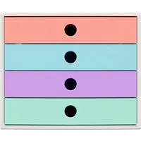Exacompta Exacompta Schubladenbox Filibox "Candy Tidy", DIN A4+, sortiert – Produktbild 1 von 1