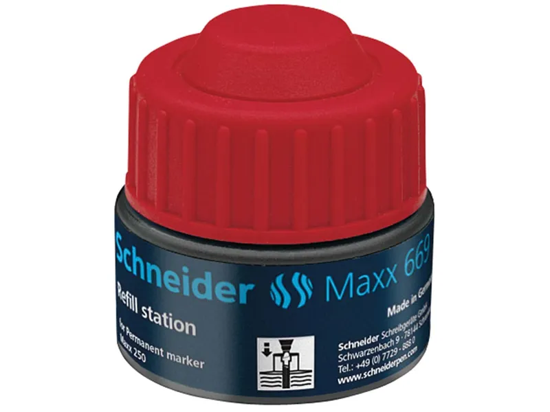 Schneider Schneider Nachfülltinte 669 für Permanent-Marker "Maxx 250" rot – Produktbild 1 von 1