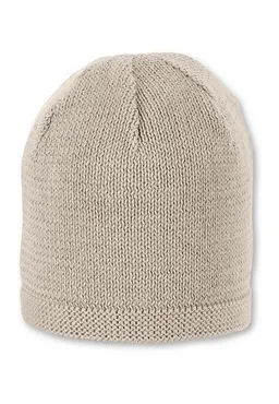 Sterntaler Sterntaler Strickmütze OCS Strickmütze (1-St) Strick Beanie Kinder aus weicher Baumwolle unifarben – Produktbild 1 von 1