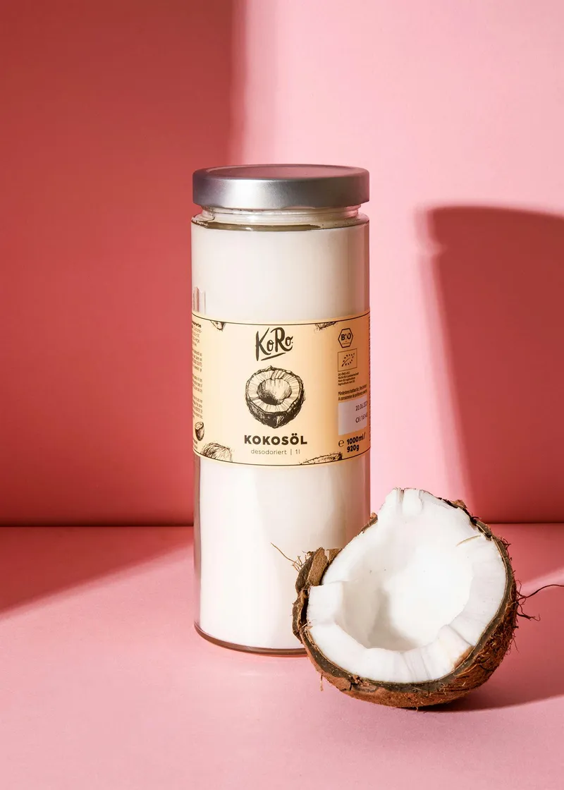KoRo Desodoriertes Bio Kokosöl 1 L – Produktbild 1 von 4