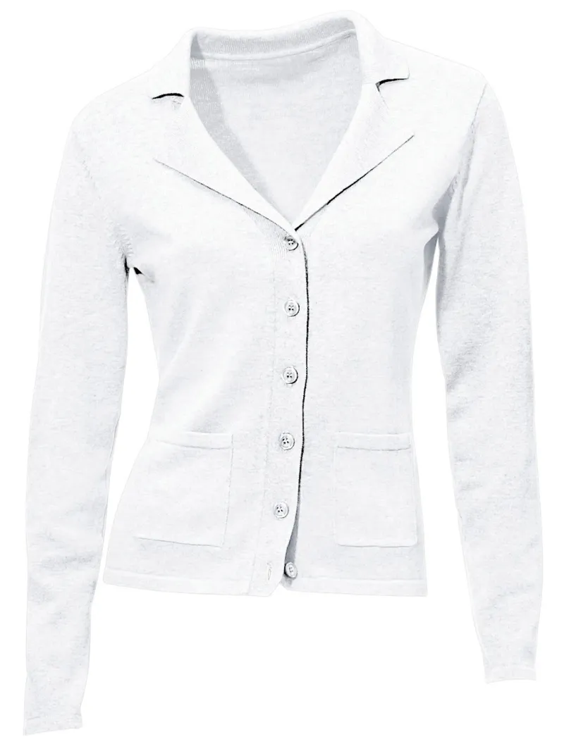heine Feinstrickjacke weiß, Weiß, – Produktbild 2 von 2