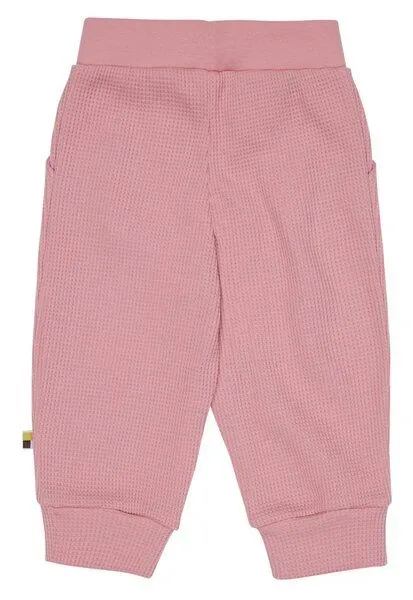 loud + proud loud + proud Babys & Kinder Hose Waffel, GOTS-zertifiziert, Sorbet(rosa), – Produktbild 2 von 2
