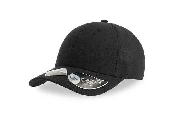 Atlantis Headwear Atlantis Headwear Joshua Cap Klassische Baseballkappe verstellbarer Klettverschluss, Schwarz, – Produktbild 2 von 3