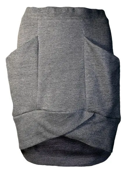 FORMAT FORMAT ELOT Rock, Sweat, Dunkelgrau, – Produktbild 2 von 3