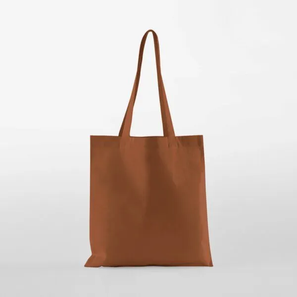 Westford Mill Westford Mill Baumwolltaschen mit langen Henkel, Braun (terracotta), – Produktbild 1 von 2