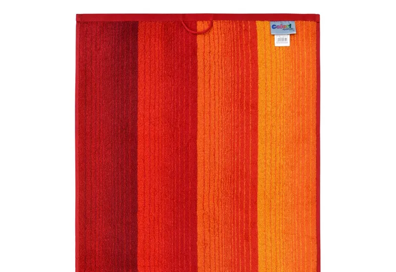 dyckhoff dyckhoff Handtücher Colori, Walkfrottee (1-St), mit Farbverlauf, Rot, – Produktbild 1 von 5
