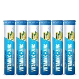 Bodylab24 Bodylab24 Vitamin C + Zinc - 6x 20 Brausetabletten - Lemon Flavouring – Produktbild 1 von 1