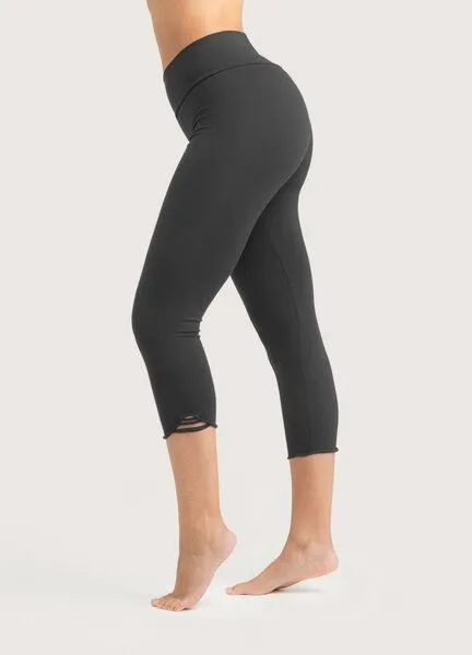 Frija Omina Frija Omina Bio Capri Leggings Feel, Anthrazit (grau), – Produktbild 1 von 2